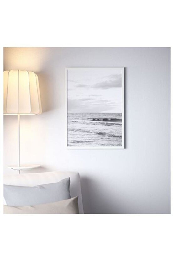Fıskbo 50x70 Cm Beyaz Çerçeve Fotoğraf Resim Çerçevesi