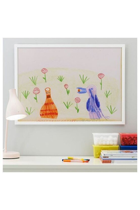 Fıskbo 50x70 Cm Beyaz Çerçeve Fotoğraf Resim Çerçevesi