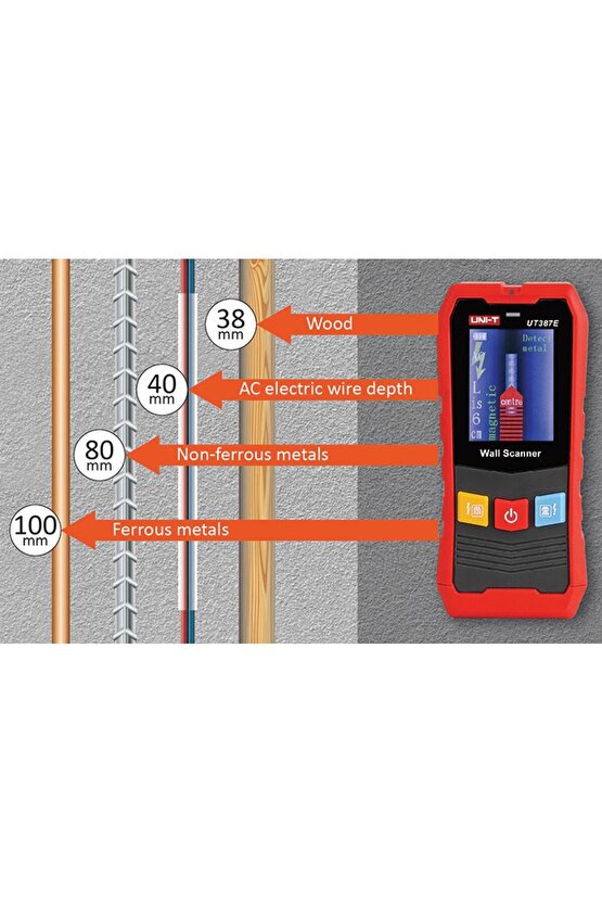Uni-T UT387E Duvar Tarama Cihazı