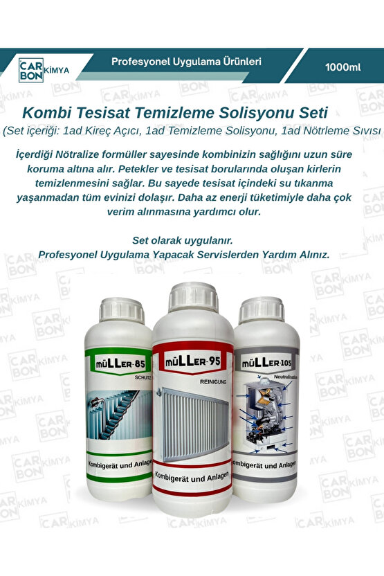 Kombi Petek Kalorifer Tesisatı Koruma Kimyasalı