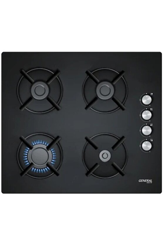 Gco 8060 Yk Doğalgazlı Siyah Cam Ocak