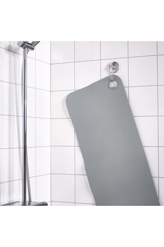 Valvattnet Koyu Gri 33x84 cm Vantuzlu Banyo Duş Küvet Kaydırmazı Paspası