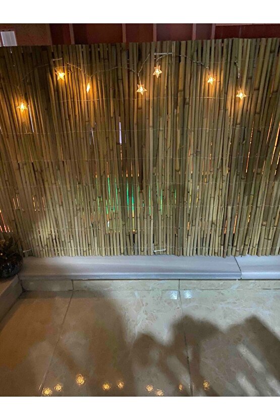 Bambu Çit Kamış Çit Hasır Çit 1,5x4,5 Metre Eni 1,5 Metre Uzunluk 4,5 Metre