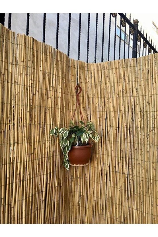 Bambu Çit Kamış Çit Hasır Çit 1,5x4,5 Metre Eni 1,5 Metre Uzunluk 4,5 Metre
