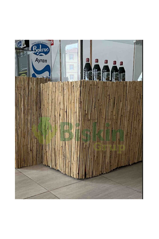 120m X 6m Afyonkarahisardan Misina Ipli Doğal Bambu Kamış Çit,bahçe Çiti,hasır Çit, Gölgelik
