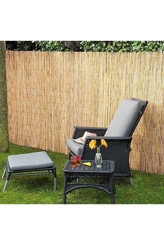 1m X 3m Reed Fence Misina Ipli Doğal Bambu Kamış Çit , Bahçe Çiti , Balon Çiti ,hasır Çit ,gölgelik