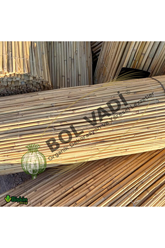 Hasır Çit , Kamış Çit Bambu 1m X 5m