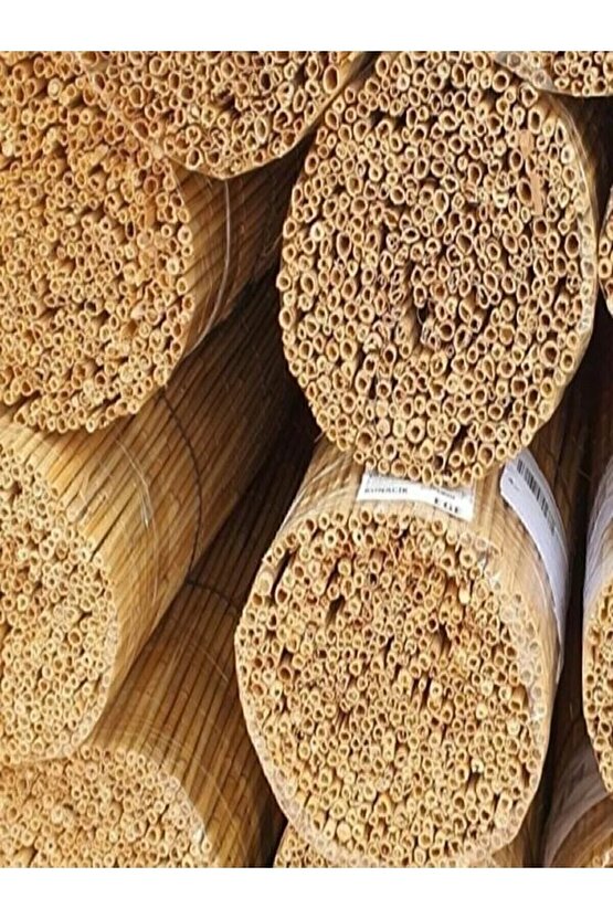 Kamış Çit Kamış Hasır Kamış Bambu 1*5 Metre Gölgelik Doğal Kamış Hasır Çit- Gölgelik- Rüzgar Perdesi