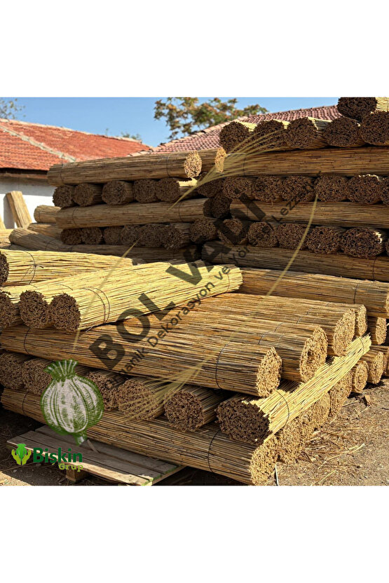 Kamış Hasır Çit 2 m x 6 m Bahçe Balkon Gizleme Çiti