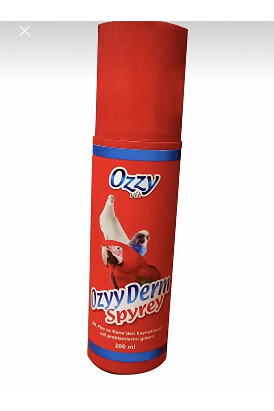 OZZY DERM MUHABBET PAPAĞAN İÇİN BİT PİRE KENE SPREYİ 200 ML