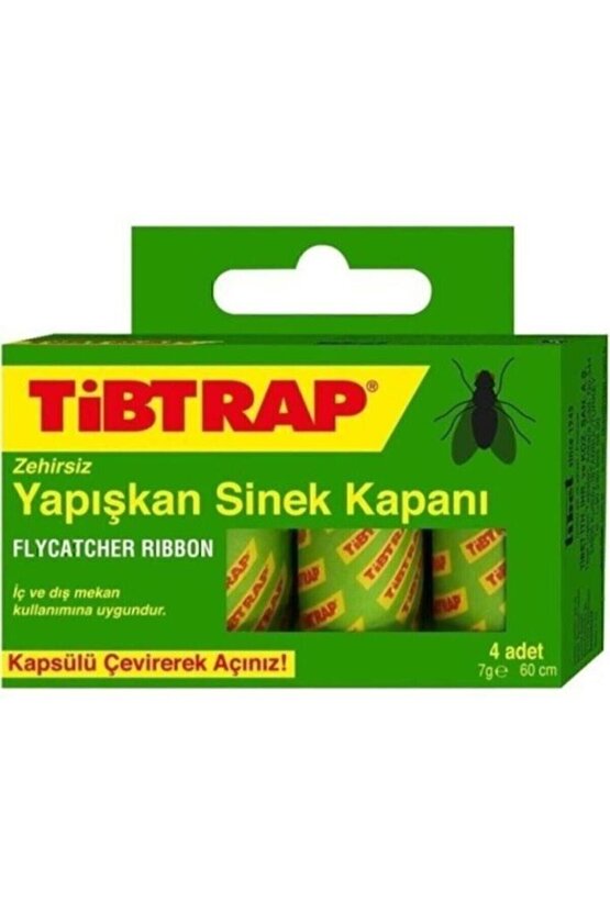 Yapışkan Karasinek Tuzağı Sinek Bandı 1 Paket, Yapışkan Sinek Kapanı