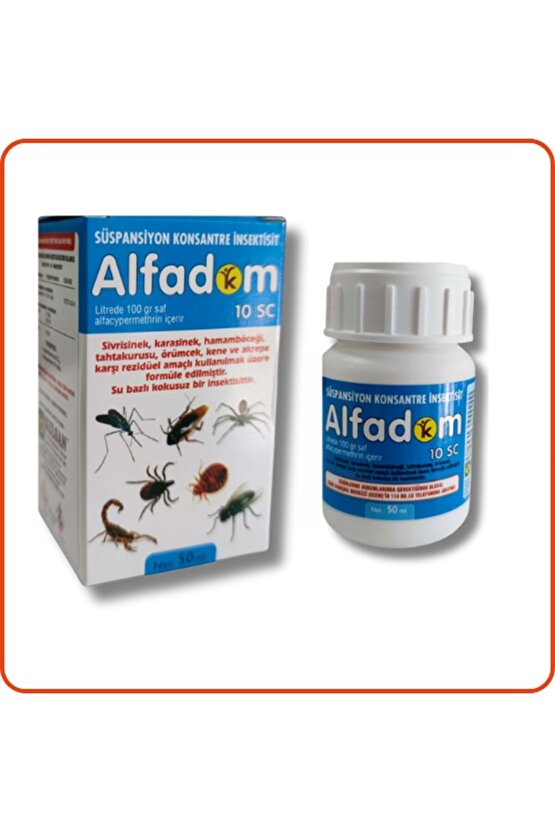 Alfadom 10 SC Kokusuz Haşere Öldürücü | 50 ml