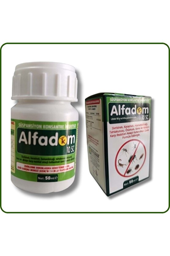 Alfadom 10 SC Kokusuz Haşere Öldürücü | 50 ml