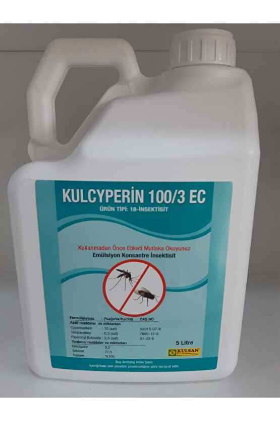 Kulcyperin 1003 EC Kokulu Haşere Öldürücü | 5 Litre