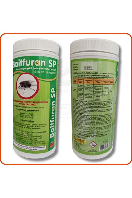 Baitfuran SP Suda Çözülebilen Granül Karasinek İlacı | 1 Kg
