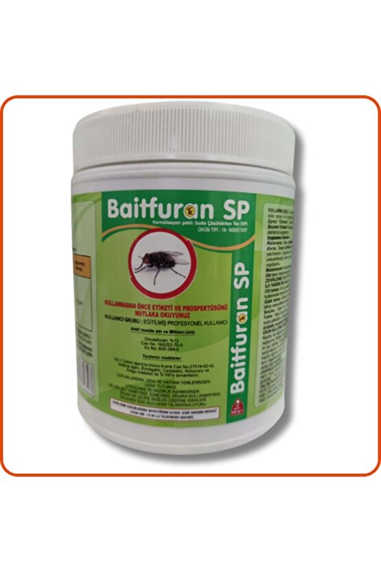 Baitfuran SP Suda Çözülebilen Granül Karasinek İlacı | 500 Gram