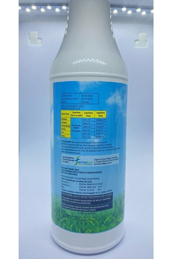 Sinout Uçan Ve Yürüyen Haşereler Için Ani Etkili Hazır Solusyon Sprey 500 Ml