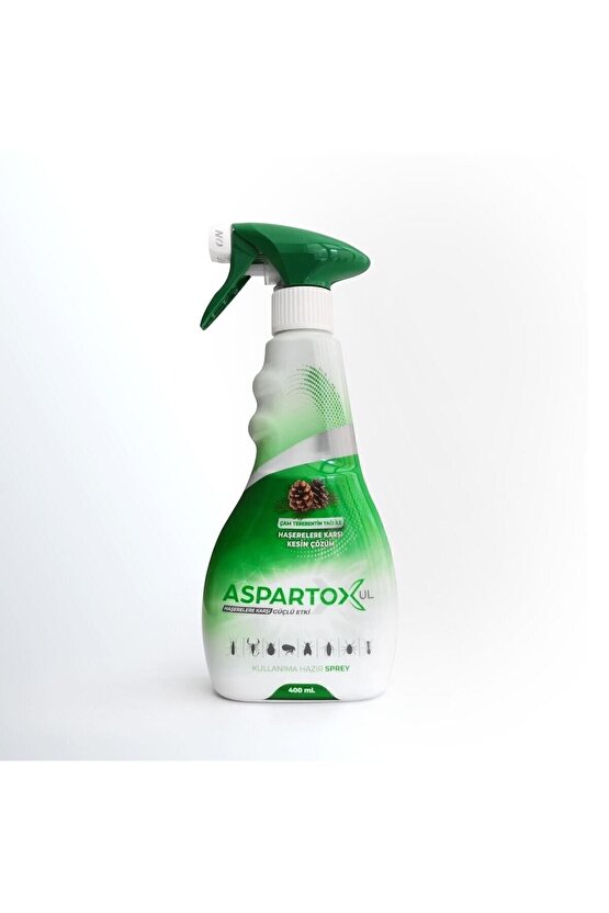 Aspartox 400 ml Kullanıma Hazır Haşere Ilacı 7 Farklı Haşereye Etkili %100 Güvenli Formülasyon