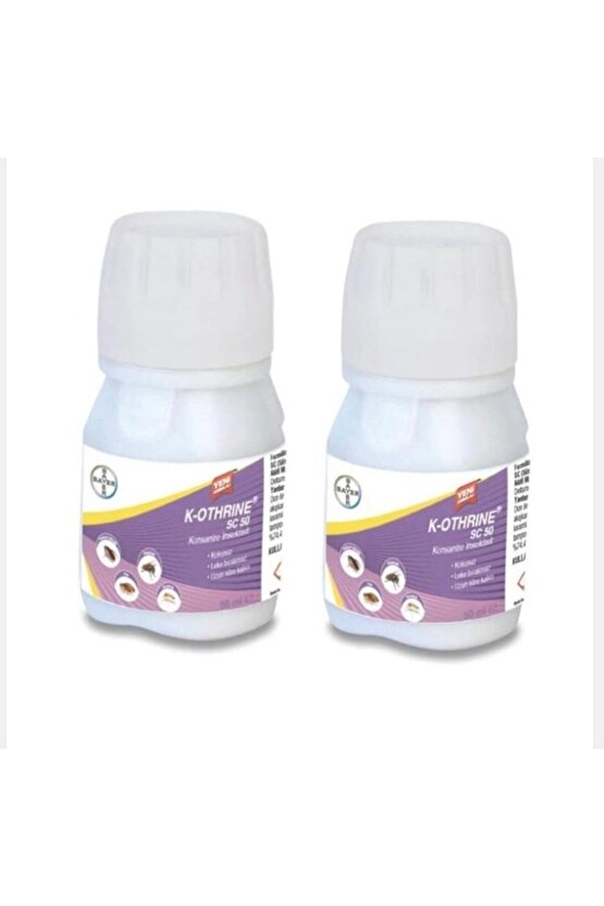 K-othrine Sc 50 Genel Haşere Ilacı 2 X 50 ml - Etkili Ve Uzun Süreli Haşere Kontrolü