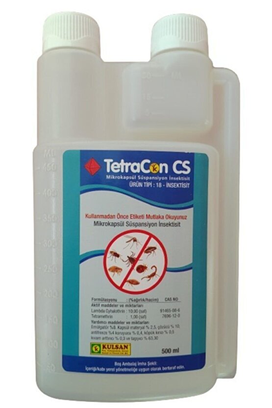 Tetracon Cs Konsantre Genel Haşere Böcek Ilacı Insektisit 500 Ml