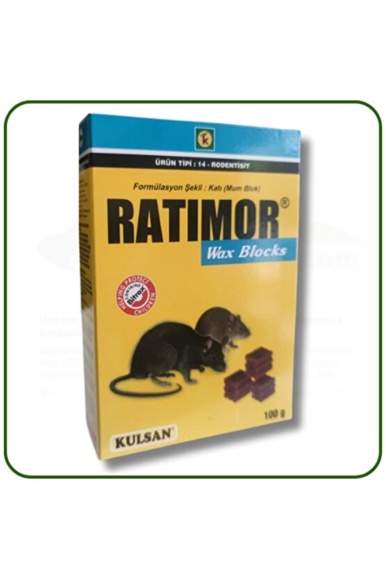 Ratimor Wax Mum Blok Fare Zehiri | 100 Gram