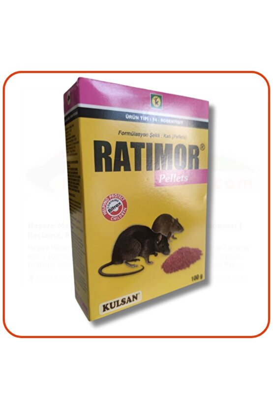 Ratimor Pellets Fare Zehiri | 100 Gram
