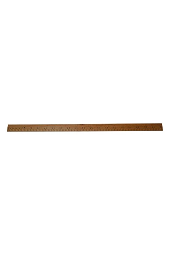 Ahşap Manifatura Cetveli 1 Metre (100cm) (Ağaç)