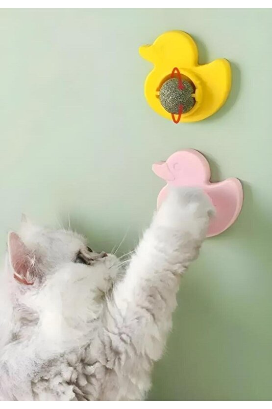 Kedi Yalama Topu Nane Ördek Modelli