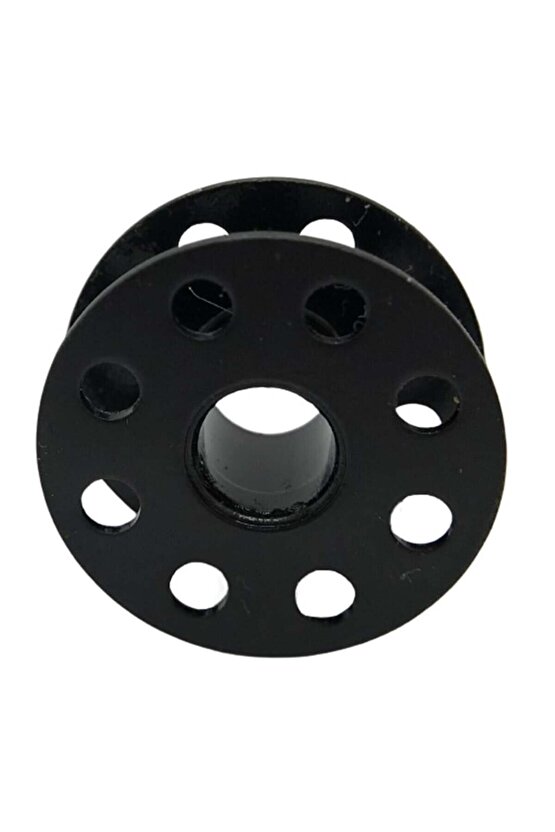 Düz Makine Metal Siyah Tırnaksız Masura  270010