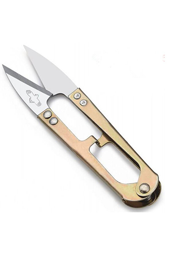 Tc-805 İplik Temizleme Makası (Metal) (Yaylı)