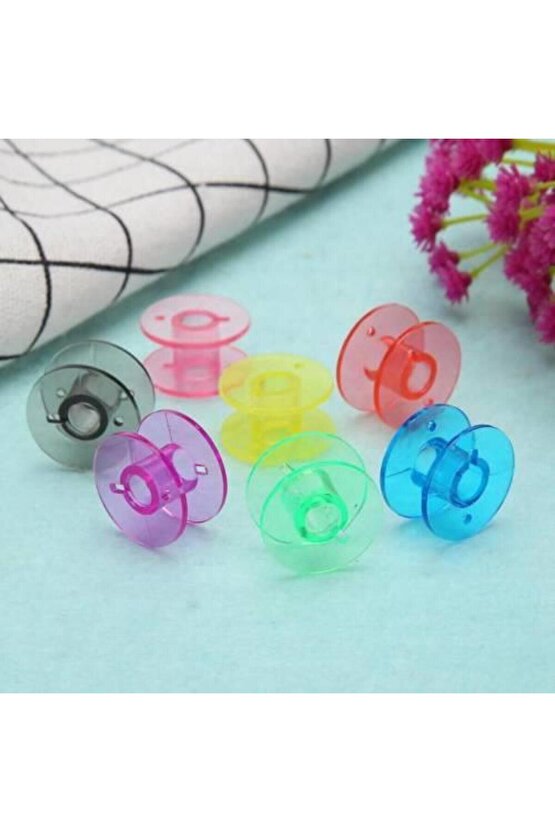 Fdm Ev Tipi Dikiş Makinesi Masurası Renkli ve Plastik 25 Adet