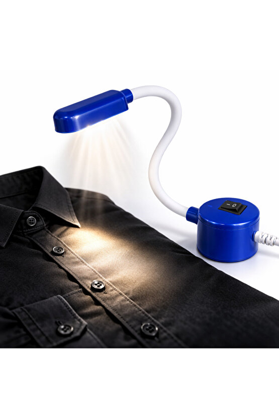 Spiral Dikiş Makinası Lambası Mıknatıslı 10 Ledli