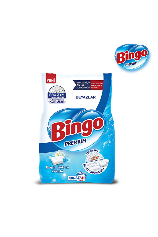 Premium Toz Çamaşır Deterjanı 7 Kg Beyaz