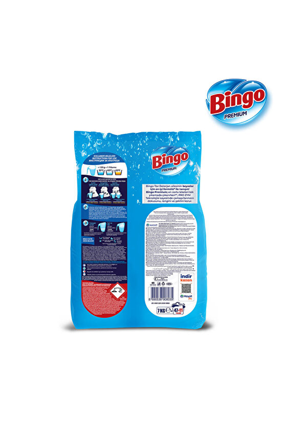 Premium Toz Çamaşır Deterjanı 7 Kg Beyaz