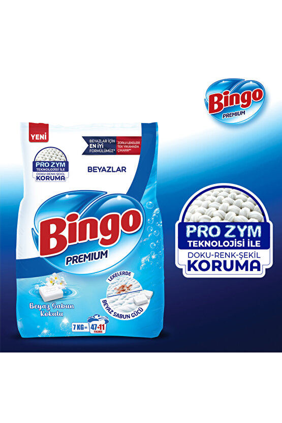 Premium Toz Çamaşır Deterjanı 7 Kg Beyaz