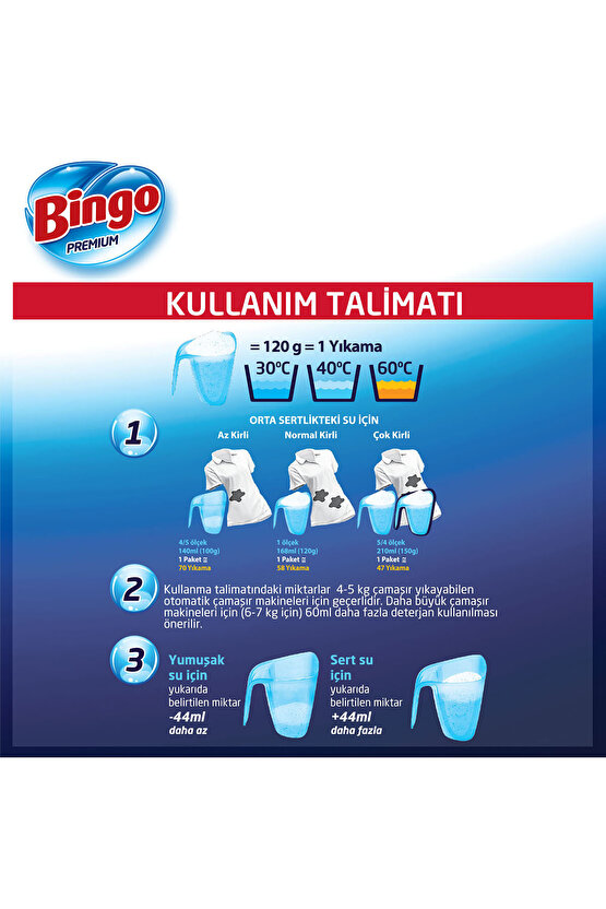 Premium Toz Çamaşır Deterjanı 7 Kg Beyaz
