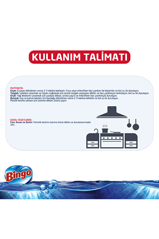 Oksijen Çamaşır Suyu 750 ml Ferahlatan Hijyen Ekonomi Paketi 6lı