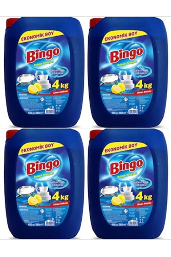 Bulaşık Deterjanı 4 kg 4 adet