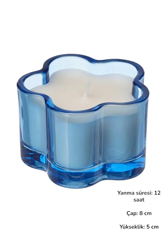 MORKULLA bardakta kokulu mum Duru Shop, çok renkli, ( Pembe - Sarı - Mavi ) - 3 Adet