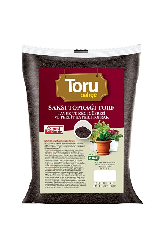 Özel Karışım Iç Mekan Bitki Toprağı 40 Litre Çiçek Toprağı Toprak Harcı