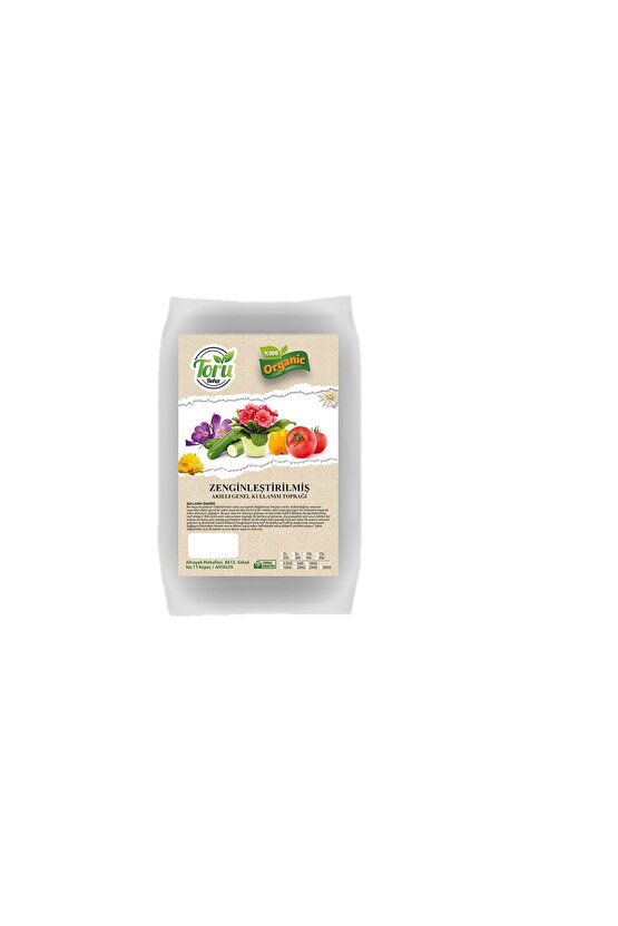 Toru Bahçe Akıllı Toprak Torf 20 Lt Süper Karışım
