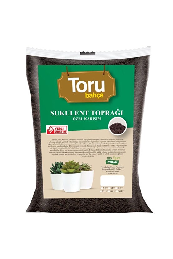 Sukulent Toprağı Özel Karışım 5 lt