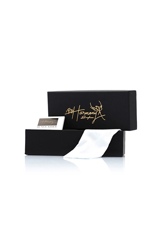 Unisex Güneş Gözlüğü BH DB154 Siyah Siyah