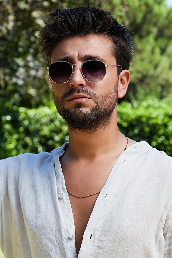 Bh 3548 Gold Siyah Unisex Güneş Gözlüğü