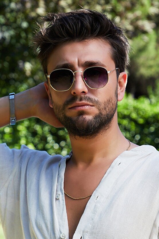 Bh 3548 Gold Siyah Unisex Güneş Gözlüğü