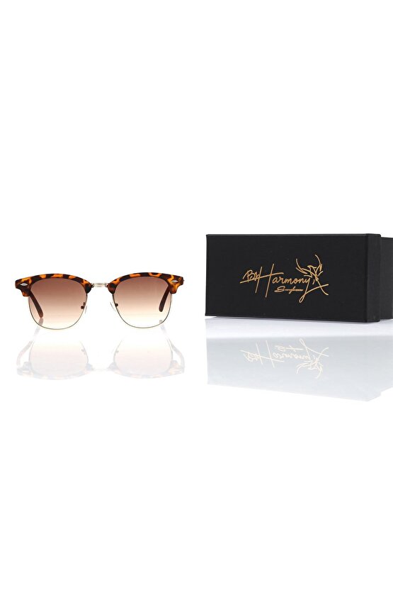 Unisex Güneş Gözlüğü BH GB619 Leopar Kahverengi