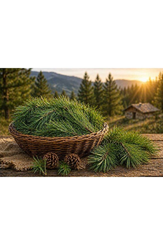 Doğal Çam Yaprağı | Uludağ Eteklerinden Taze Toplanır | Katkısız Aromatik Çam İğnesi 250 gr