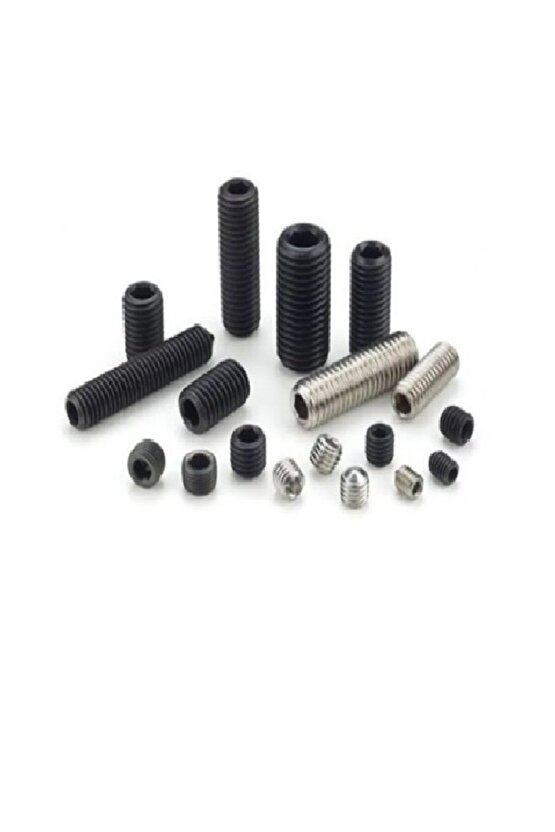 M8x8mm SETSKUR - SİYAH - DİN916  100 ADET