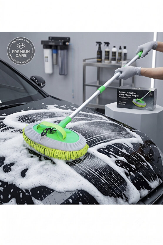 Mikrofiber Çok Fonksiyonlu Oto Araba Yıkama Temizleme Fırçası Mopu