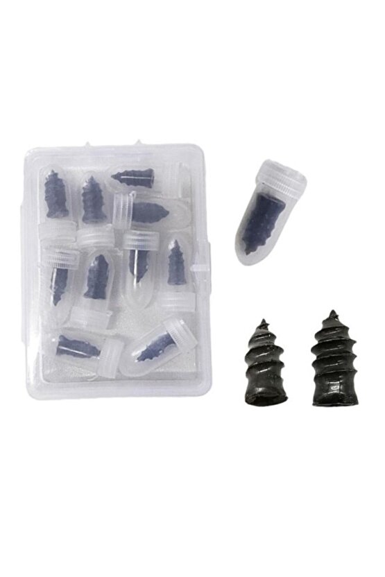 Lastik Tamir Aparatları Kauçuk Vidalı Tamir Seti (10 Parça)